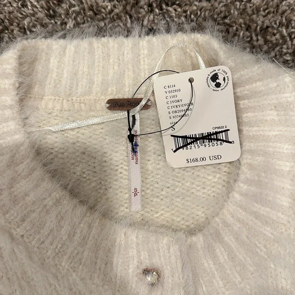 Free People Celeste Cardi Cardigan Sweater in Ivory - Picture 9 of 11